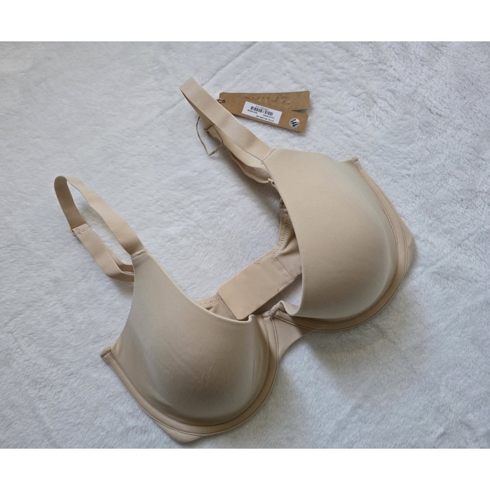 SKIMS Fits Everybody Plunge Bra in Color Sand Womens Size 32DDD NWT $54